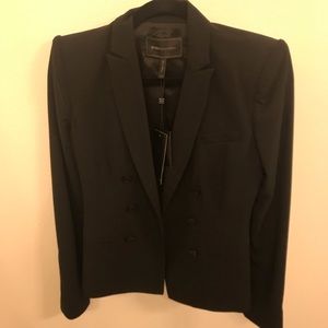 BCBG Maxazria Black Button Up Blazer XXS NWT